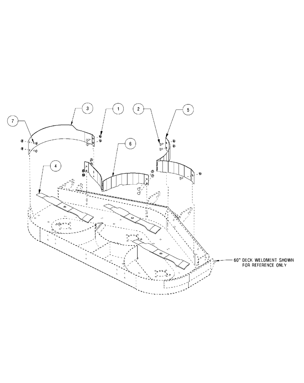 General Assembly Diagram and Parts List for 59A30030150 60Inch Cub Cadet Lawn Tractor